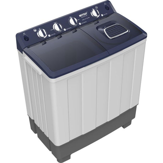 Mitsui ME 709A Twin Tub Top Load Washing Machine - 7Kg - White/Black Brand: Mitsui |